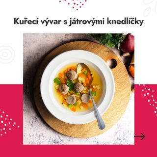 Mňam! Kuřecí vývar s domácími játrovými knedlíčky je neskutečná lahůdka🤤. A s naším receptem to není ani tak složité 🙏....